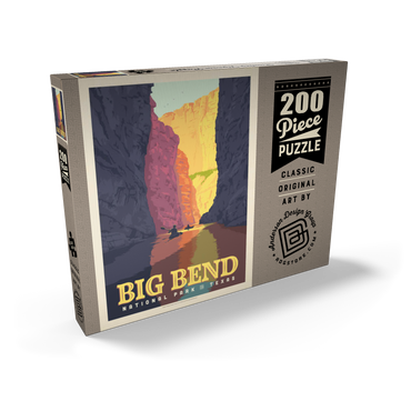 Darstellung des Puzzle Motivs Big Bend National Park: Rio Grande 200 Puzzle Schachtel Ansicht2