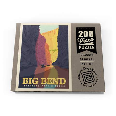 Darstellung des Puzzle Motivs Big Bend National Park: Rio Grande Big Bend National Park: Rio Grande 200 Puzzle Schachtel Ansicht3