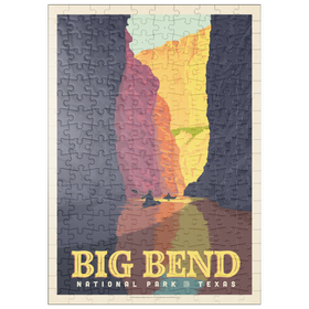 Darstellung des Puzzle Motivs Big Bend National Park: Rio Grande - Puzzleteile: 200