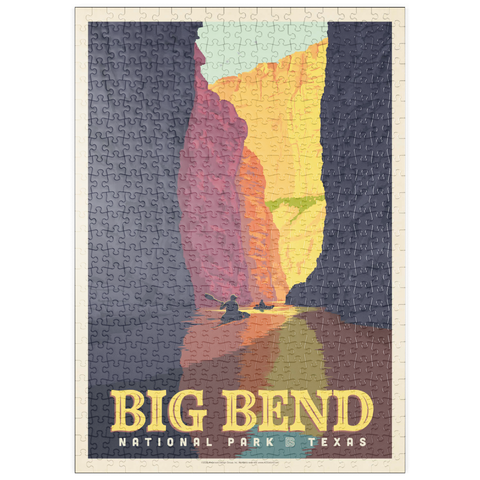 Darstellung des Puzzle Motivs Big Bend National Park: Rio Grande puzzleplate Big Bend National Park: Rio Grande 500 Puzzle