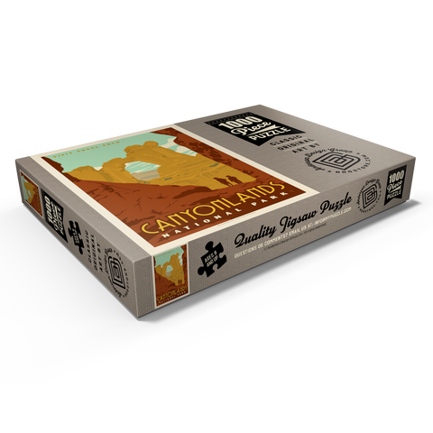 Darstellung des Puzzle Motivs Canyonlands National Park: Angel Arch Canyonlands National Park: Angel Arch 1000 Puzzle Schachtel Ansicht1