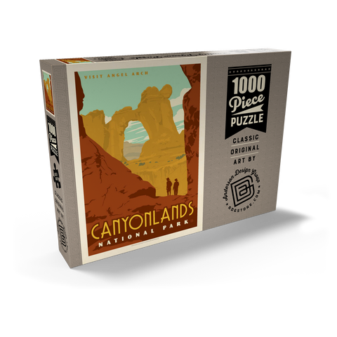 Darstellung des Puzzle Motivs Canyonlands National Park: Angel Arch Canyonlands National Park: Angel Arch 1000 Puzzle Schachtel Ansicht2