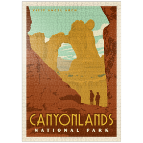 Darstellung des Puzzle-Motivs Canyonlands National Park: Angel Arch – Puzzleteile: 1000