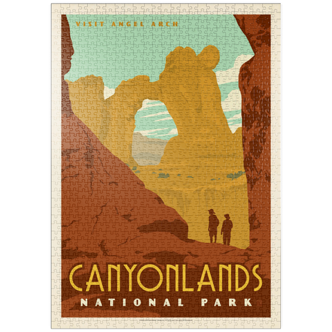 Darstellung des Puzzle Motivs Canyonlands National Park: Angel Arch puzzleplate Canyonlands National Park: Angel Arch 1000 Puzzle