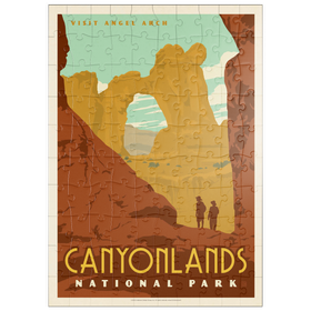 Darstellung des Puzzle Motivs Canyonlands National Park: Angel Arch - Puzzleteile: 100