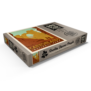 Darstellung des Puzzle Motivs Canyonlands National Park: Angel Arch 500 Puzzle Schachtel Ansicht1