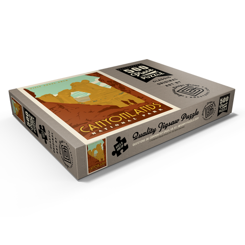 Darstellung des Puzzle Motivs Canyonlands National Park: Angel Arch Canyonlands National Park: Angel Arch 500 Puzzle Schachtel Ansicht1