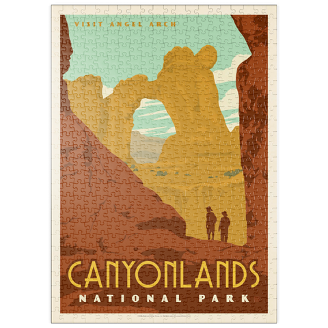 Darstellung des Puzzle Motivs Canyonlands National Park: Angel Arch puzzleplate Canyonlands National Park: Angel Arch 500 Puzzle