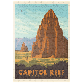 Darstellung des Puzzle Motivs Capitol Reef National Park: Cathedral Valley - Puzzleteile: 200