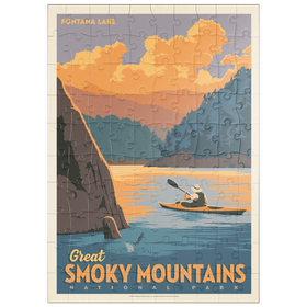 Darstellung des Puzzle Motivs Great Smoky Mountains National Park: Fontana Lake - Puzzleteile: 100