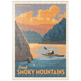 Darstellung des Puzzle Motivs Great Smoky Mountains National Park: Fontana Lake - Puzzleteile: 200
