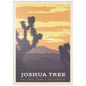 Darstellung des Puzzle Motivs Joshua Tree National Park - Puzzleteile: 500