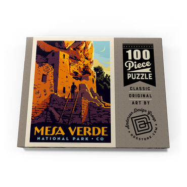 Darstellung des Puzzle Motivs Mesa Verde National Park: Cliff Dwellings 100 Puzzle Schachtel Ansicht3