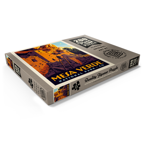 Darstellung des Puzzle Motivs Mesa Verde National Park: Cliff Dwellings Mesa Verde National Park: Cliff Dwellings 200 Puzzle Schachtel Ansicht1