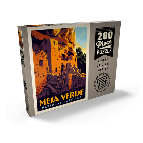 Darstellung des Puzzle Motivs Mesa Verde National Park: Cliff Dwellings Mesa Verde National Park: Cliff Dwellings 200 Puzzle Schachtel Ansicht2