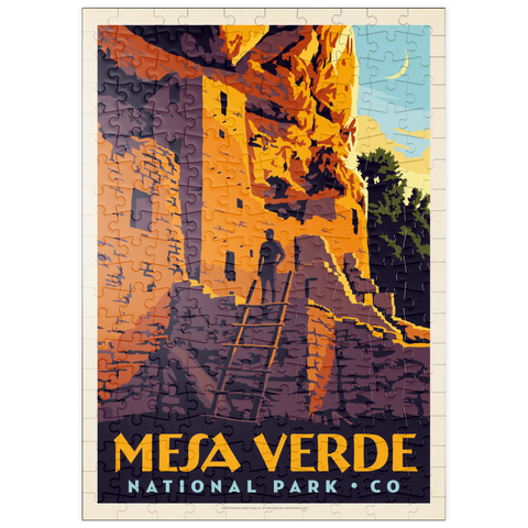 Darstellung des Puzzle Motivs Mesa Verde National Park: Cliff Dwellings puzzleplate Mesa Verde National Park: Cliff Dwellings 200 Puzzle