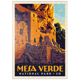 Darstellung des Puzzle Motivs Mesa Verde National Park: Cliff Dwellings - Puzzleteile: 200