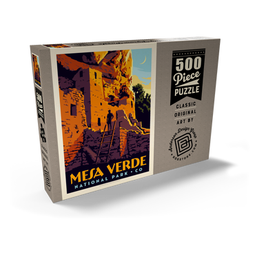 Darstellung des Puzzle Motivs Mesa Verde National Park: Cliff Dwellings 500 Puzzle Schachtel Ansicht2