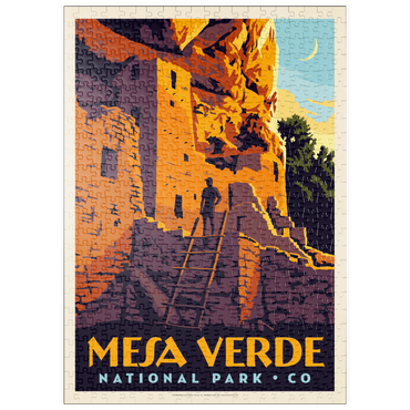 Darstellung des Puzzle Motivs puzzleplate Mesa Verde National Park: Cliff Dwellings 500 Puzzle