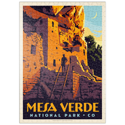 Darstellung des Puzzle Motivs Mesa Verde National Park: Cliff Dwellings puzzleplate Mesa Verde National Park: Cliff Dwellings 500 Puzzle