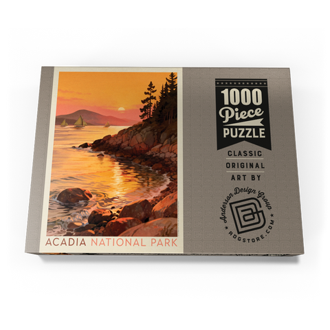 Darstellung des Puzzle Motivs Acadia National Park: Daybreak Acadia National Park: Daybreak 1000 Puzzle Schachtel Ansicht3