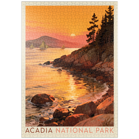 Darstellung des Puzzle Motivs Acadia National Park: Daybreak puzzleplate Acadia National Park: Daybreak 1000 Puzzle