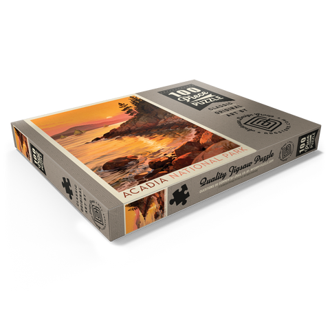 Darstellung des Puzzle Motivs Acadia National Park: Daybreak Acadia National Park: Daybreak 100 Puzzle Schachtel Ansicht1
