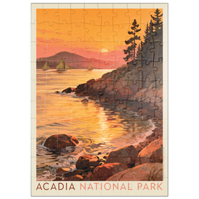 Darstellung des Puzzle Motivs Acadia National Park: Daybreak - Puzzleteile: 100