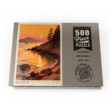 Darstellung des Puzzle Motivs Acadia National Park: Daybreak 500 Puzzle Schachtel Ansicht3