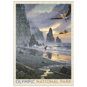Darstellung des Puzzle Motivs Olympic National Park: Pelican Paradise - Puzzleteile: 200
