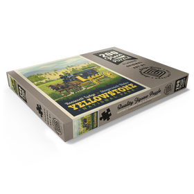 Alternative Darstellung des Puzzle-Motivs Yellowstone National Park: Stage Coach Adventure – Puzzleteile: 200