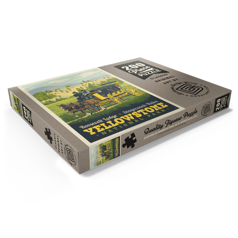 Darstellung des Puzzle Motivs Yellowstone National Park: Stage Coach Adventure Yellowstone National Park: Stage Coach Adventure 200 Puzzle Schachtel Ansicht1