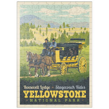 Darstellung des Puzzle Motivs puzzleplate Yellowstone National Park: Stage Coach Adventure 200 Puzzle