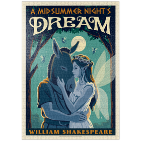 Darstellung des Puzzle-Motivs A Midsummer Night's Dream: William Shakespeare – Puzzleteile: 1000