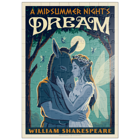Darstellung des Puzzle Motivs A Midsummer Night's Dream: William Shakespeare puzzleplate A Midsummer Night's Dream: William Shakespeare 100 Puzzle