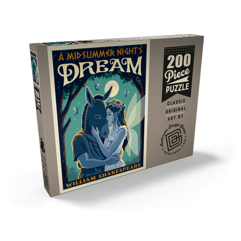 Darstellung des Puzzle Motivs A Midsummer Night's Dream: William Shakespeare A Midsummer Night's Dream: William Shakespeare 200 Puzzle Schachtel Ansicht2