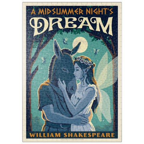 Darstellung des Puzzle Motivs A Midsummer Night's Dream: William Shakespeare puzzleplate A Midsummer Night's Dream: William Shakespeare 500 Puzzle
