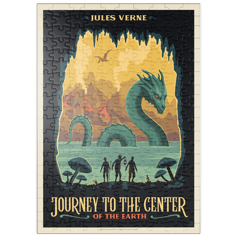Darstellung des Puzzle Motivs Journey To The Center Of The Earth: Jules Vern puzzleplate Journey To The Center Of The Earth: Jules Vern 200 Puzzle
