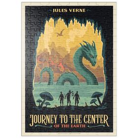 Darstellung des Puzzle Motivs Journey To The Center Of The Earth: Jules Vern - Puzzleteile: 200