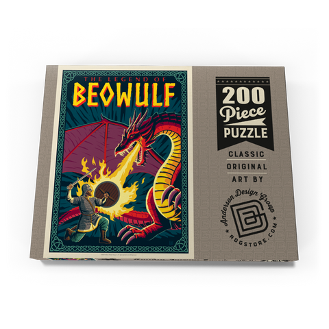 Darstellung des Puzzle Motivs The Legend Of Beowulf The Legend Of Beowulf 200 Puzzle Schachtel Ansicht3