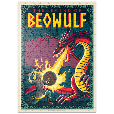 Darstellung des Puzzle Motivs The Legend Of Beowulf puzzleplate The Legend Of Beowulf 200 Puzzle