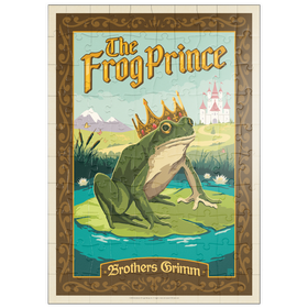 Darstellung des Puzzle Motivs The Frog Prince: Brothers Grimm - Puzzleteile: 100