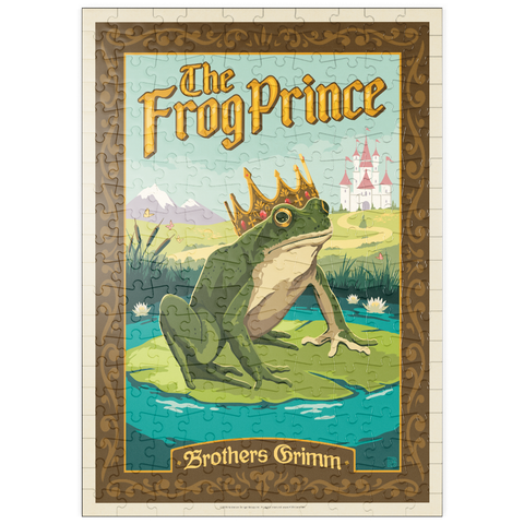 Darstellung des Puzzle Motivs The Frog Prince: Brothers Grimm puzzleplate The Frog Prince: Brothers Grimm 200 Puzzle