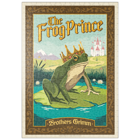 Darstellung des Puzzle Motivs The Frog Prince: Brothers Grimm puzzleplate The Frog Prince: Brothers Grimm 500 Puzzle