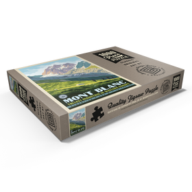 Darstellung des Puzzle Motivs 7 Summits: Mont Blanc-Tallest Mountain in Western Europe - Puzzleteile: 1000