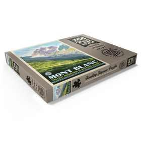 Alternative Darstellung des Puzzle-Motivs 7 Summits: Mont Blanc-Tallest Mountain in Western Europe – Puzzleteile: 200
