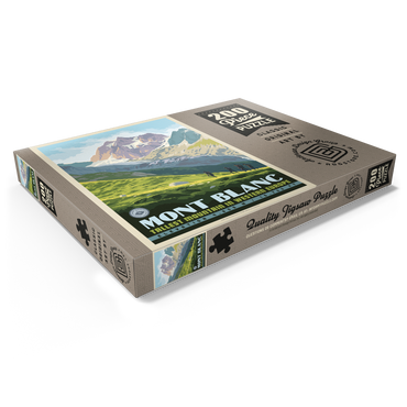 Darstellung des Puzzle Motivs 7 Summits: Mont Blanc-Tallest Mountain in Western Europe 200 Puzzle Schachtel Ansicht1