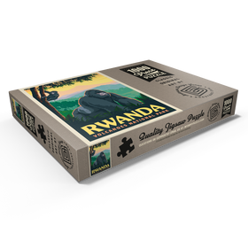 Darstellung des Puzzle Motivs Volcanoes National Park Rwanda Mountain Gorillas - Puzzleteile: 1000