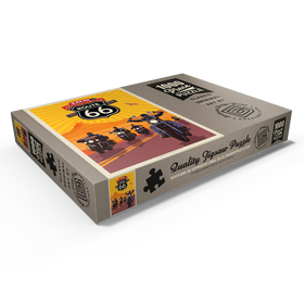 Darstellung des Puzzle Motivs 100th Anniversary Of Route 66 - Bikers Ride - Puzzleteile: 1000