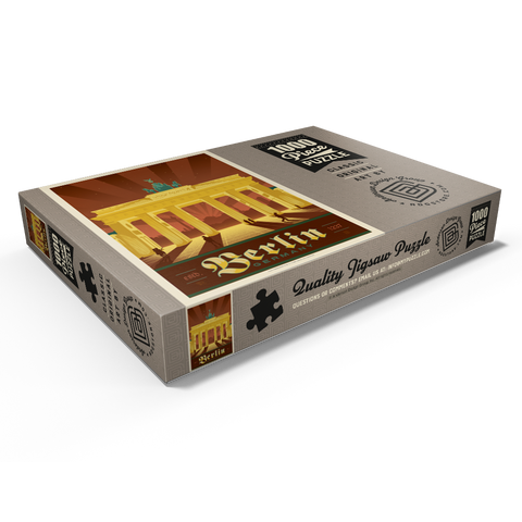 Darstellung des Puzzle Motivs Germany: Berlin Brandenburg Gate Germany: Berlin Brandenburg Gate 1000 Puzzle Schachtel Ansicht1